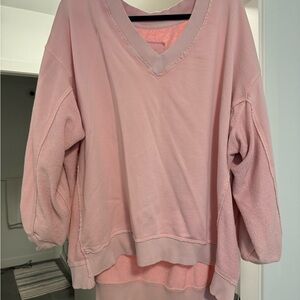 Aerie Blush V-Neck Pullover